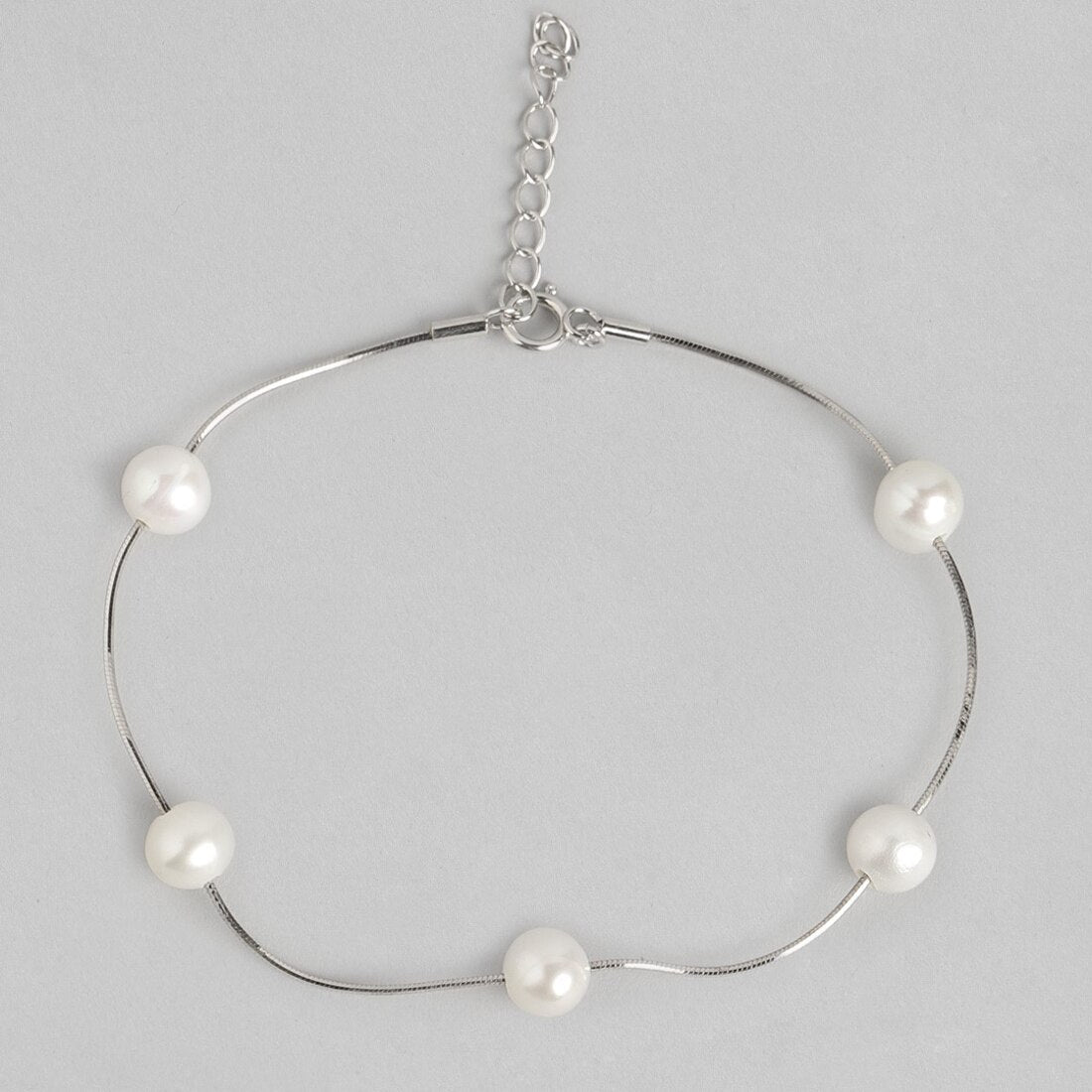 Divine Pearl 925 Silver Bracelet