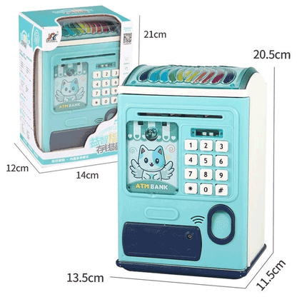 Kids Premium Password Protected Auto Money Box & ATM