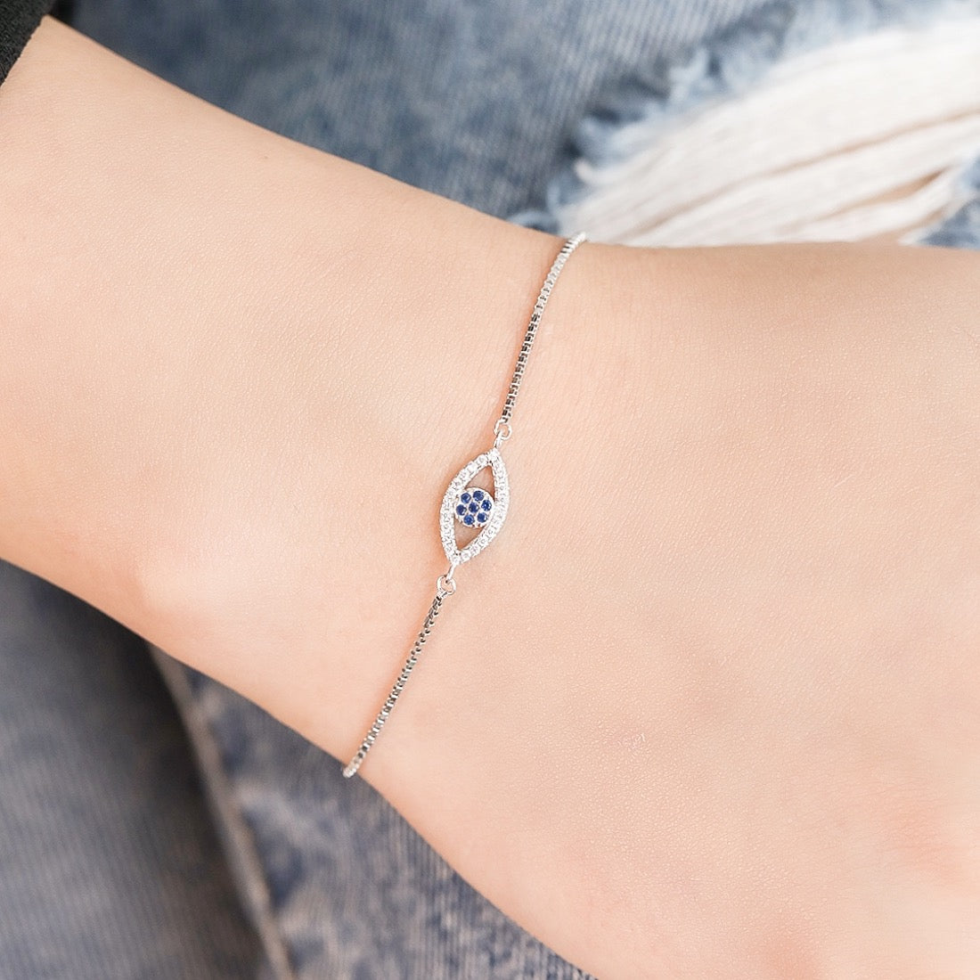 Evil Eye 925 Silver Bracelets